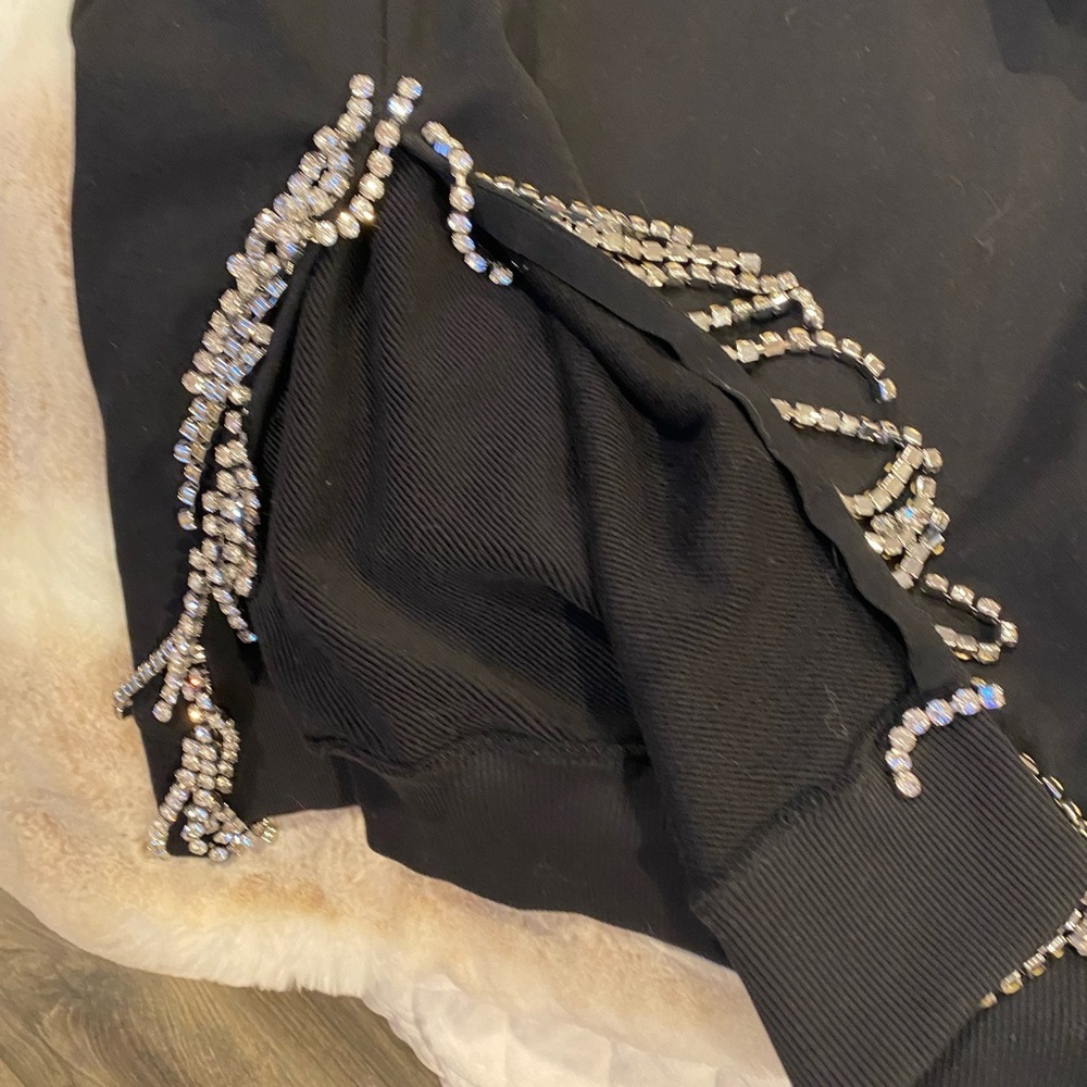 CHRISTOPHER KANE Embellished side-slit sweatshirt L - Picture 6 of 14